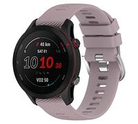 BoLulo Bracelet de Montre 22mm pour Garmin Forerunner 255 Music/255, Venu 2, Vivoactive 4 - Sangle en Silicone avec Fermoir