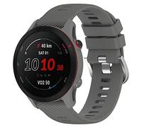 BoLulo Bracelet de Montre 22mm pour Garmin Forerunner 255 Music/255, Venu 2, Vivoactive 4 - Sangle en Silicone avec Fermoir