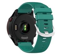 BoLulo Bracelet de Montre 22mm pour Garmin Forerunner 255 Music/255, Venu 2, Vivoactive 4 - Sangle en Silicone avec Fermoir