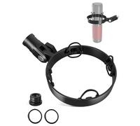 Bolunber Support Antichoc HyperX Quadcast, avec Adaptateurs à vis 3/8 pouces ou 1/4 pouces, Compatible avec les Bras Articulés, Noir