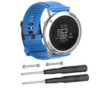 BoLuo Bracelet Compatible avec Suunto Core,Bracelets de Montre,Silicone Souple Multicolore Bande Sport Remplacement avec fermoir Réglable Sangle pour Suunto Core Watch Accessories (bleu)