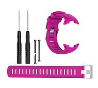 BoLuo Bracelet Compatible avec Suunto D4 /D4i Novo,Bracelets de Montre,Silicone Bande Sport Remplacement avec fermoir Réglable Sangle pour Suunto D4 /D4i/ D4i Novo Dive Watch Accessories (Rose)