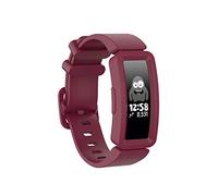 BoLuo Bracelet de Montre pour Fitbit Ace 2 / Fitbit Inspire,Silicone Bracelets de Montre Armband Strap Bande Remplacement avec fermoir Sangle pour Fitbit Inspire/Inspire HR Accessories (vin)