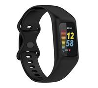 BoLuo Bracelet de montre pour Fitbit Charge 5 4 3 Band - Bracelet de sport en silicone avec fermoir pour Fitbit Charge 5/Charge 4/Charge 3