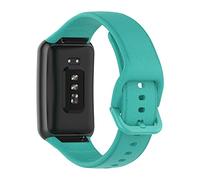 BoLuo Bracelet de Montre pour Oppo Watch Free, Silicone Souple Armband avec Fermoir Réglable, Sangle Compatible Oppo Watch Free Accessories (Vert 1)