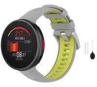 BoLuo Bracelet de Montre pour Polar Vantage V2 WatchBand,Sport Silicone Bracelets de Montre Armband Strap Bande Remplacement avec fermoir Sangle pour Polar Vantage V2 Watch Accessories (Gris vert)