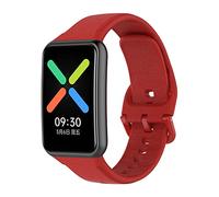 BoLuo Bracelet pour Oppo Watch Free, Silicone Souple Armband avec Fermoir Réglable, Accessoires de Montre (Rouge)