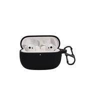 BoLuo Coque pour Honor Earbuds 3 Pro TWS,Silicone étui Housse Transport avc Carabiner,Étui Housse Ultra Mince Portable Antichoc Etui pour Honor Earbuds 3 Pro TWS Wireless Bluetooth Earphone (Noire)