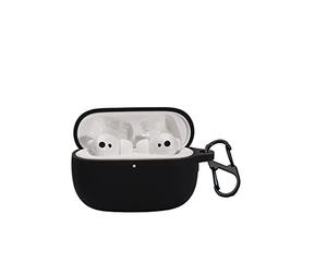 BoLuo Coque pour Honor Earbuds 3 Pro TWS,Silicone étui Housse Transport avc Carabiner,Étui Housse Ultra Mince Portable Antichoc Etui pour Honor Earbuds 3 Pro TWS Wireless Bluetooth Earphone (Noire)