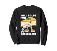Bolus pour gâteau au Fromage diabétique Type 1 2 insuline Sweatshirt