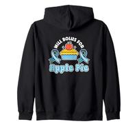 Bolus pour Tarte aux Pommes diabétique Humour Type 1 2 diabète insuline Sweat à Capuche