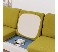 BOLUXIU Housse de Coussin de siège de canapé élastique Extensible Plusieurs Couleurs Convient à Tous Les canapés