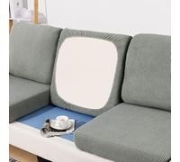 BOLUXIU Housse de Coussin de siège de canapé élastique Extensible Plusieurs Couleurs Convient à Tous Les canapés
