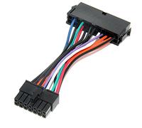 F36S Câble d'alimentation adaptateur 24 broches vers 14 broches pour bloc d'alimentation Lenovo Medion ATX / 24 broches femelle vers fiche mâle 14 broches pour carte mère 10 broches 13 cm
