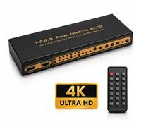 Bolwins C04D HDMI Matrix 6x2 Switch Splitter 4Kx2K Audio Vidéo EDID