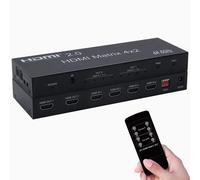 Bolwins C11D Matrix HDMI 4x2 4K 4 Entrées 2 Sorties Splitter 4:2