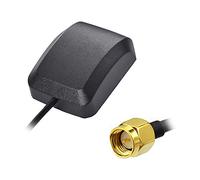 Bolwins O20S Amplificateur de signal GPS Antenne SMA Amplificateur de signal actif, Radio stéréo de voiture Antenne GPS de voiture Prise SMA Câble de connexion d'antenne pour appareils de navigation