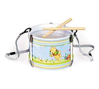 Bolz 52634 Tambour en métal chromé pour Enfants à partir de 3 Ans Motif Disney Winnie l'ourson Ø 17 cm