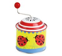 Bolz 52762 Boîte à musique Motif coccinelle porte-bonheur Orgelen, 18 m+, métal, 10,5 x 7,5 cm, Multicolore - Version Allemande