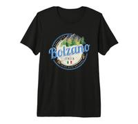 Bolzano Trentin Tyrol Sud Italie Vintage Souvenir T-Shirt Haut de Gamme