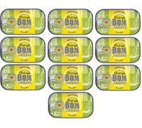 Bom Petisco Thon portugais exclusif à l'huile d'olive - 120 g - Lot de 10
