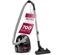 Bomann® Aspirateur |à économie d'énergie |700 Watts | Système de microfiltre à 5 Compartiments | Aspirateur avec Sac | Brosse à Sol commutable et suceur à Brosse/à Fentes | BS 9019 CB N Anthracite