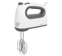 Bomann Batteur à main HM 6054 CB – 5 vitesses, turbo, bouton d'éjection inox – Blanc/gris