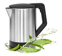 Bomann WKS 3002 CB bouilloire 1,5 L 2200 W Noir, Acier inoxydable