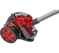 Bomann BS3000CB Anth.- Rot - Aspirateur à Main - 700 Watts - sans Sac - ECO-Cyclon Twin Spin Floor - Tubes télescopiques en métal- Gris/Rouge