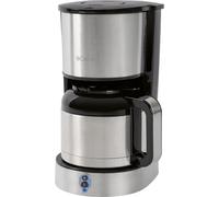 Bomann Cafetière isotherme KA 6037 CB pour 8 à 10 tasses de café, verseuse isotherme en acier inoxydable à double paroi avec bouchon aromatique - Pas de perte de température, acier inoxydable