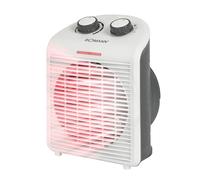 Bomann Chauffage soufflant - Chauffage electrique - Radiateur Soufflant - Chauffage soufflant portable et compact 2 niveaux de chauffage (1000/2000 W) Blanc/HL 660401 CB BOMANN