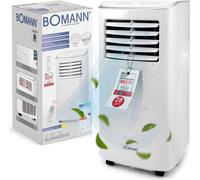 Bomann® Climatiseur, climatiseur 3en1 pour refroidir, déshumidifier et ventiler, climatiseur mobile silencieux avec une puissance de refroidissement de 7.000 BTU, climatiseur mobile avec tuyau d'évacu