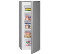 Bomann Congélateur 143 cm | 4 étoiles | Plage de température : ≤ -18 °C | Silencieux 40 dB | Charnière de porte interchangeable | 168L | GS 7364 inox