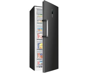 Bomann® Congélateur Nofrost GSVS 7365 - Largeur 70 cm - 2 en 1 - Réglable au froid - 186 cm - Congélateur - 5 tiroirs et 2 compartiments - Butée de porte interchangeable - Freezer 380 l - Noir