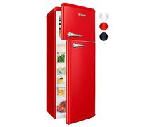 Bomann DTR 353 réfrigérateur-congélateur Autoportante 208 L E Rouge
