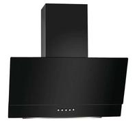 Bomann DU 7607 G Hotte aspirante sans tête, largeur 60 cm, hotte aspirante silencieuse en verre, mode évacuation d'air, 302 m³/h, hotte murale/hotte de tête avec filtre, avec éclairage LED, noir