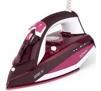 Bomann - Fer à vapeur DB6005 CB - Semelle céramique, 2600 W - Blanc/Rouge