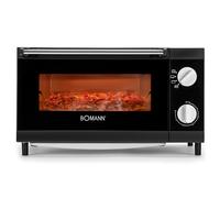 Bomann Four à pizza multi MPO 2246 CB noir, espace de cuisson 12 litres, 1000 watts
