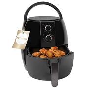 Bomann® Friteuse à air chaud pour une préparation sans huile et sans graisse | Airfryer 3,6L | Friteuse à air chaud avec thermostat réglable en continu (80°C - 200°C) et minuterie |1350W| FR 6057 H CB