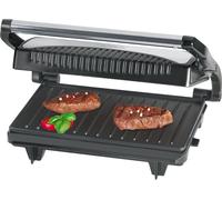 Bomann® Gril de contact | griller des deux côtés | 700W | plaques à revêtement antiadhésif | avec rainures pour un motif de grillage intense | Gril à panini | MG 2251 CB