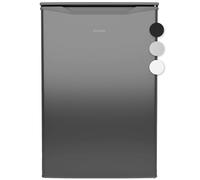 Bomann GS 7253 Stand Gefrierschrank, 55 cm breit, 87 L, 3 Gefrierschubladen, Edelstahloptik (772539)