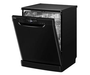 Bomann GSP 7419 Lave-vaisselle 60 cm, 14 places, sur pied ou sous comptoir, 7 programmes et 2 niveaux de pulvérisation, lave-vaisselle avec présélection de démarrage, lave-vaisselle encastrable, noir