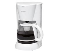 Bomann Cafetière KA183CB – 900 W, 1,5 L, anti-goutte, interrupteur marche/arrêt, voyant – Blanc