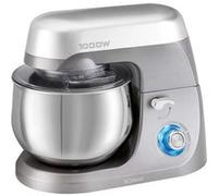 Bomann KM 6009 CB Robot à pétrir puissant avec couvercle anti-projection, réglage électronique de vitesse en continu et fonction pulse Titane G