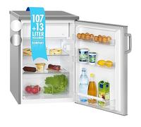 Bomann KS 2194 frigo combine Autoportante 119 L Acier inoxydable