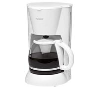 Bomann Cafetière KA183CB – 900 W, 1,5 L, anti-goutte, interrupteur marche/arrêt, voyant – Blanc