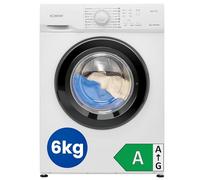 Bomann® Machine à laver 6 kg | max. 1000 tr/min | Moteur CC sans balais : efficace, silencieux et durable | Température jusqu'à 90 °C | 16 programmes | Machine à laver | Machine à laver 45 cm de