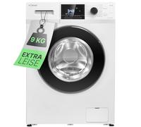 Bomann Machine à laver 9 kg | avec Aqua-Stop | 1400 tr/min | Moteur CC sans balais : efficace, silencieux et durable | Jusqu'à 95 °C | 16 programmes | Départ différé | Machine à laver | WA 7196