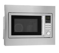 Bomann Micro-ondes encastrable 3en1 | gril et air chaud, | Microwave | 25 L | 10 programmes automatiques | grille et plateau tournant inclus (Ø 32 cm)| 900 watts | acier inoxydable | MWG 2216 H EB