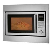 Bomann MWG 2216 H EB - Four micro-ondes combiné - grill - encastrable - 25 litres - 900 Watt - Acier Acier G